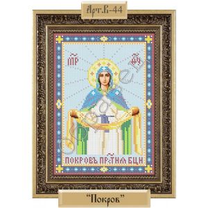 Набор для вышивки бисером иконы "Покров Пресвятой Богородицы" ― "Мастерица"