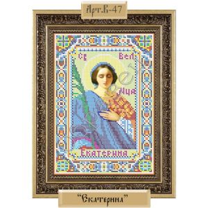 Набор для вышивки бисером икона "Св. Великомученица Екатерина"  ― "Мастерица"