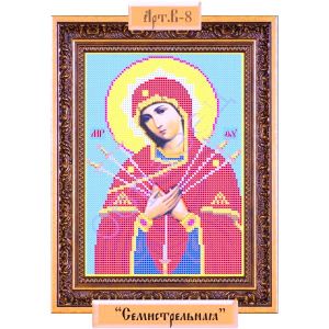 Набор для вышивки бисером иконы  " Пресвятая Богородица "Семистрельная" ― "Мастерица"