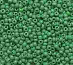 Бисер зеленый керамический матовый ― "Мастерица"