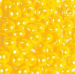 Бисер непрозрачный желтый блестящий ― "Мастерица"