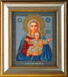 Икона "Богородица Леушинская"